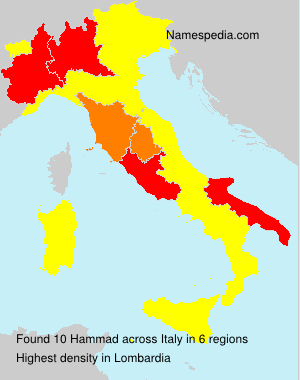 Surname Hammad in Italy Surname Hammad in Italy