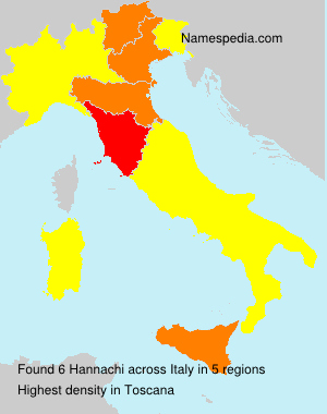 Surname Hannachi in Italy Surname Hannachi in Italy