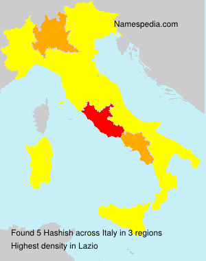 Surname Hashish in Italy Surname Hashish in Italy