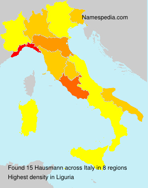 Surname Hausmann in Italy Surname Hausmann in Italy