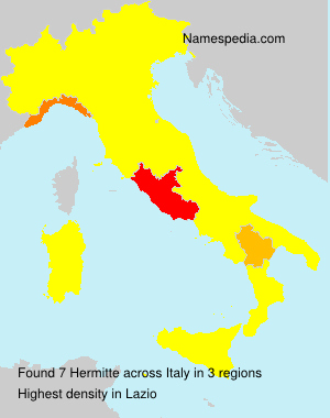 Surname Hermitte in Italy Surname Hermitte in Italy