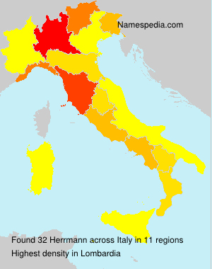 Surname Herrmann in Italy Surname Herrmann in Italy