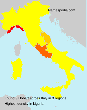 Surname Hobart in Italy Surname Hobart in Italy