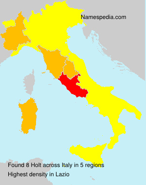 Surname Holt in Italy Surname Holt in Italy