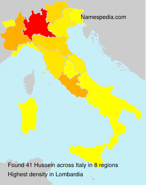 Surname Hussein in Italy Surname Hussein in Italy
