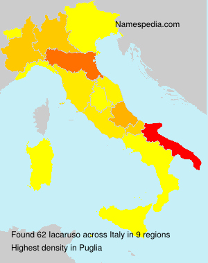 Surname Iacaruso in Italy Surname Iacaruso in Italy