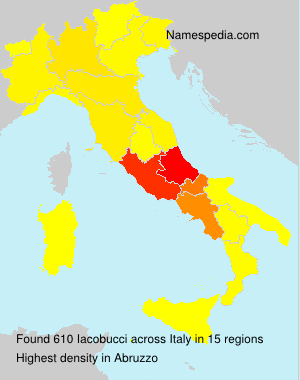 Surname Iacobucci in Italy Surname Iacobucci in Italy