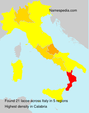 Surname Iacoe in Italy Surname Iacoe in Italy