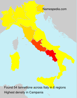 Surname Iannettone in Italy Surname Iannettone in Italy