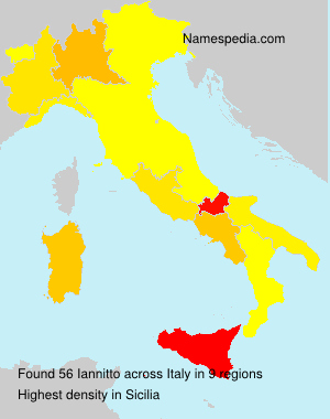 Surname Iannitto in Italy Surname Iannitto in Italy