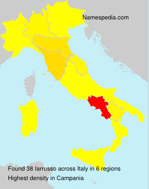 Surname Iarrusso in Italy Surname Iarrusso in Italy