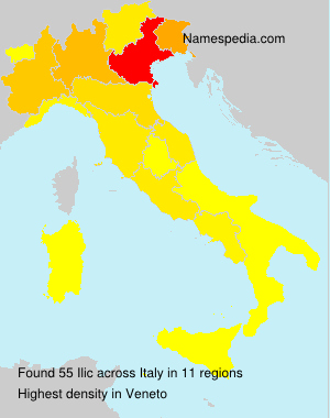 Surname Ilic in Italy Surname Ilic in Italy