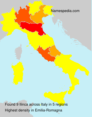 Surname Ilinca in Italy Surname Ilinca in Italy