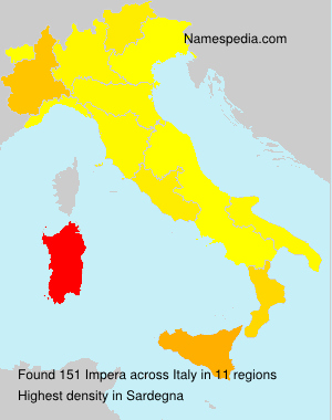 Surname Impera in Italy