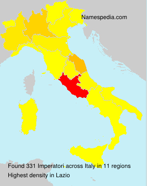 Surname Imperatori in Italy Surname Imperatori in Italy