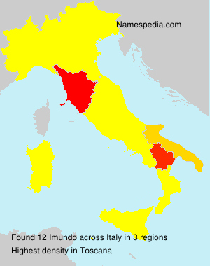 Surname Imundo in Italy Surname Imundo in Italy