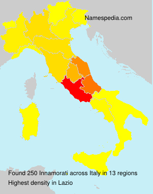 Surname Innamorati in Italy Surname Innamorati in Italy