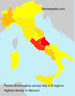 Surname Innocenzo in Italy Surname Innocenzo in Italy