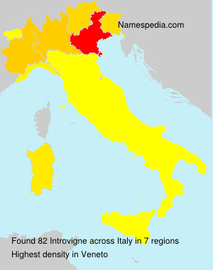Surname Introvigne in Italy Surname Introvigne in Italy