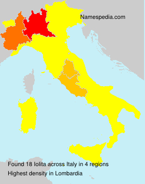 Surname Iolita in Italy Surname Iolita in Italy