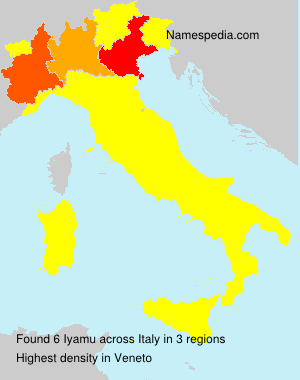 Surname Iyamu in Italy Surname Iyamu in Italy