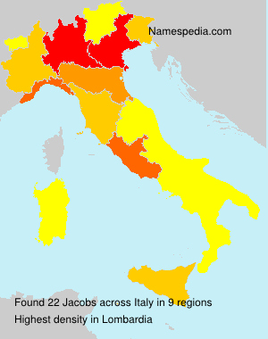 Surname Jacobs in Italy Surname Jacobs in Italy