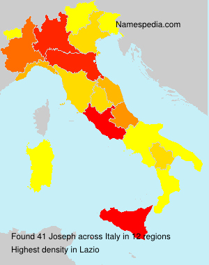 Surname Joseph in Italy Surname Joseph in Italy
