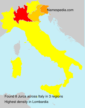 Surname Jurca in Italy Surname Jurca in Italy