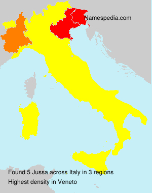 Surname Jussa in Italy Surname Jussa in Italy