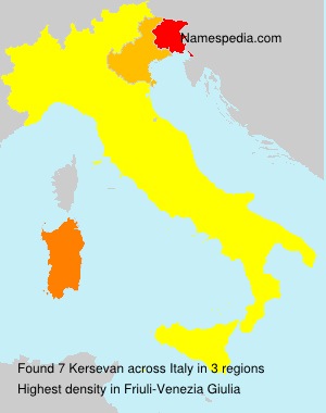 Surname Kersevan in Italy Surname Kersevan in Italy