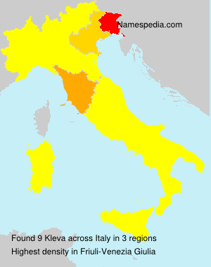 Surname Kleva in Italy Surname Kleva in Italy