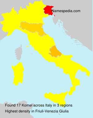 Surname Komel in Italy Surname Komel in Italy