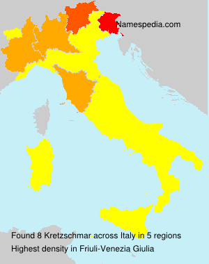 Surname Kretzschmar in Italy Surname Kretzschmar in Italy