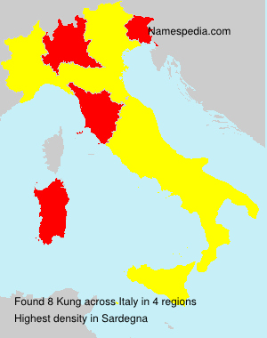 Surname Kung in Italy Surname Kung in Italy