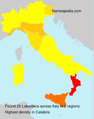 Surname Labarbera in Italy Surname Labarbera in Italy
