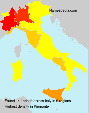 Surname Ladelfa in Italy Surname Ladelfa in Italy