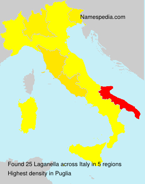 Surname Laganella in Italy Surname Laganella in Italy