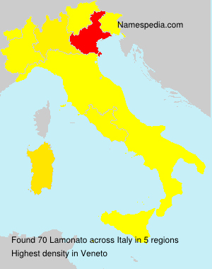 Surname Lamonato in Italy Surname Lamonato in Italy