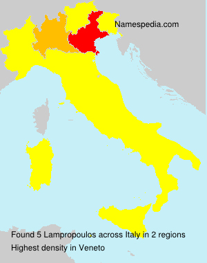 Surname Lampropoulos in Italy Surname Lampropoulos in Italy