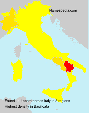 Surname Lapata in Italy Surname Lapata in Italy
