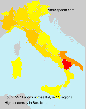 Surname Lapolla in Italy Surname Lapolla in Italy