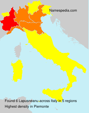 Surname Lapusneanu in Italy Surname Lapusneanu in Italy