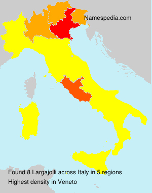 Surname Largajolli in Italy Surname Largajolli in Italy