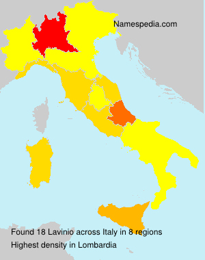 Surname Lavinio in Italy Surname Lavinio in Italy