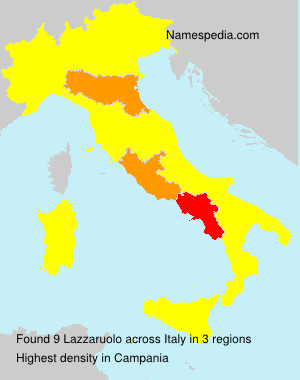 Surname Lazzaruolo in Italy Surname Lazzaruolo in Italy