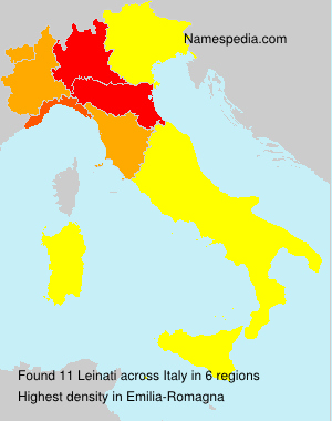 Surname Leinati in Italy Surname Leinati in Italy