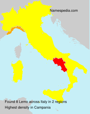 Surname Lemo in Italy