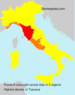 Surname Lemucchi in Italy Surname Lemucchi in Italy