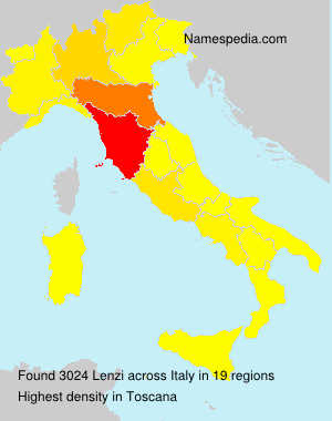 Surname Lenzi in Italy Surname Lenzi in Italy