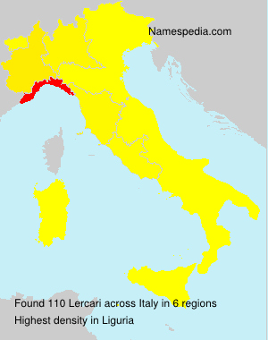Surname Lercari in Italy Surname Lercari in Italy